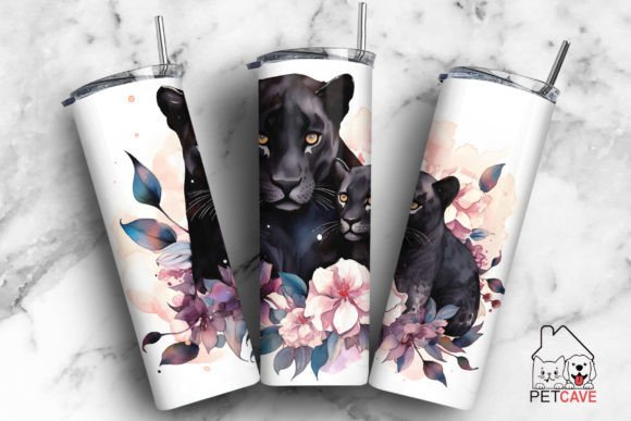 Black Panther Mama & Baby Tumbler 10 Graphics