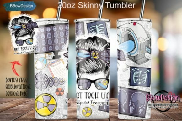 CT Tech LifeTumbler Wrap 20oz Skinny Graphics