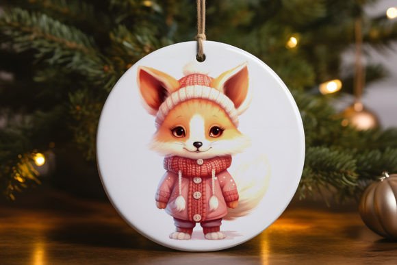 Cute Fox Winter Ornament: Graphics & Crafts Asset Review