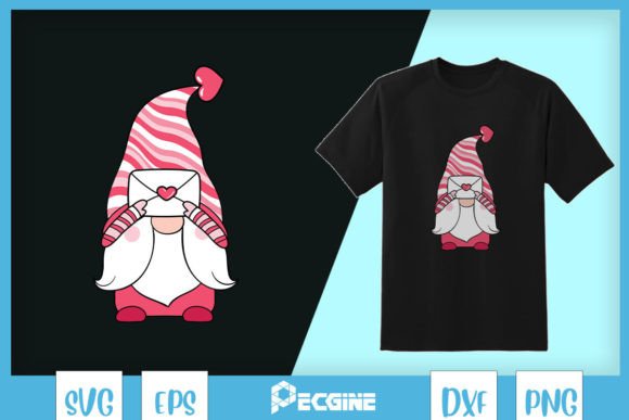 Cute Gnome Valentine Letter: Crafts & Graphics Asset Review