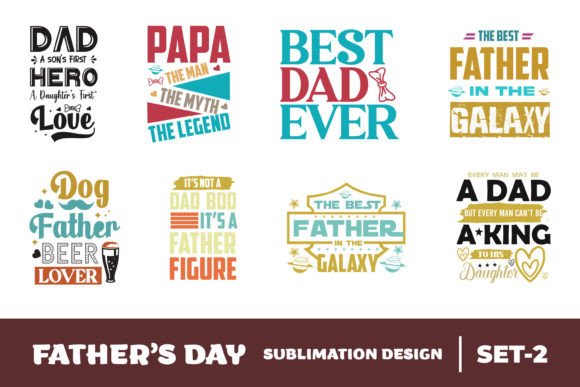 Father s Day Sublimation Bundle: Crafts & Graphics for Branding