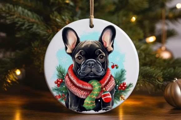 French Bulldog Sweater Ornament