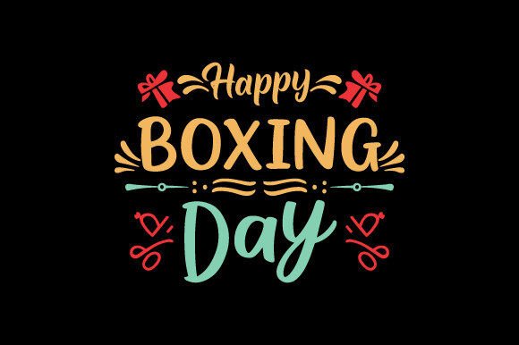 Happy Boxing Day Vector Design: Graphics for T-Shirt Designs