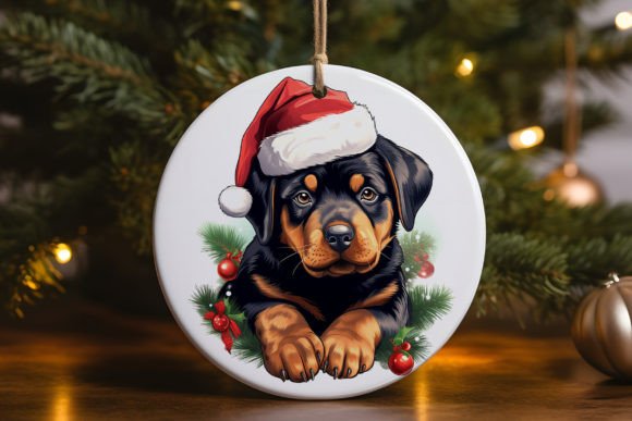 Rottweiler Dog Christmas Ornament 1: Crafts & Graphics Review
